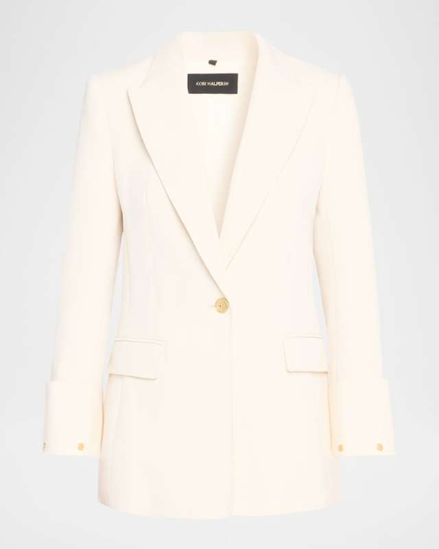 Bella Cuffed Single-Button Jacket